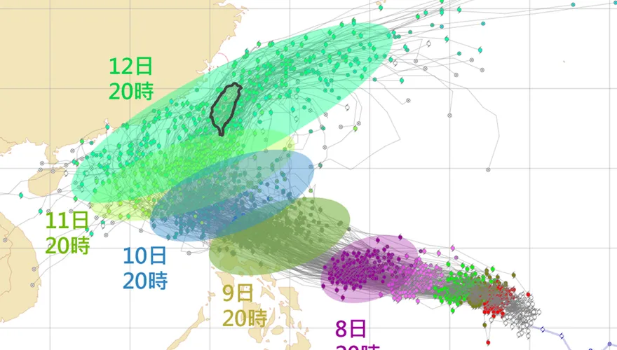 鳳凰颱風北轉3路徑「不排除通過台灣」　東部、南部有強降雨