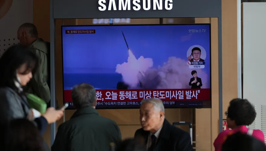 疑報復美國制裁　北韓再射彈道飛彈挑釁