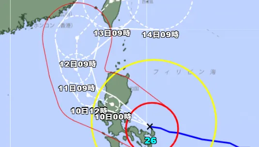 鳳凰將襲台　日氣象廳：恐從南部登陸「橫越整個台灣」