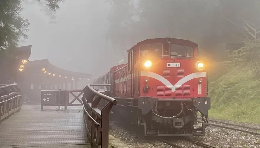 別撲空！中南部山區豪雨狂炸　阿里山林鐵明起預警性停駛