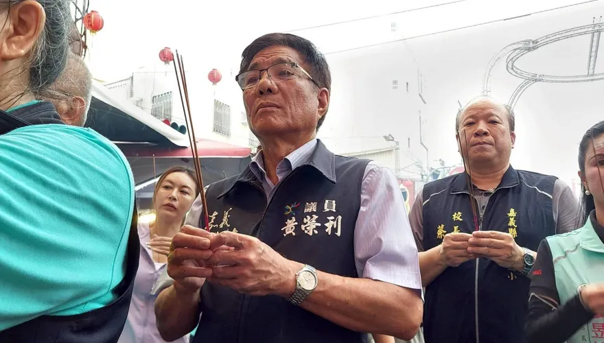 對決蔡易餘拚嘉義縣長　黃榮利參選喊：年年發現金