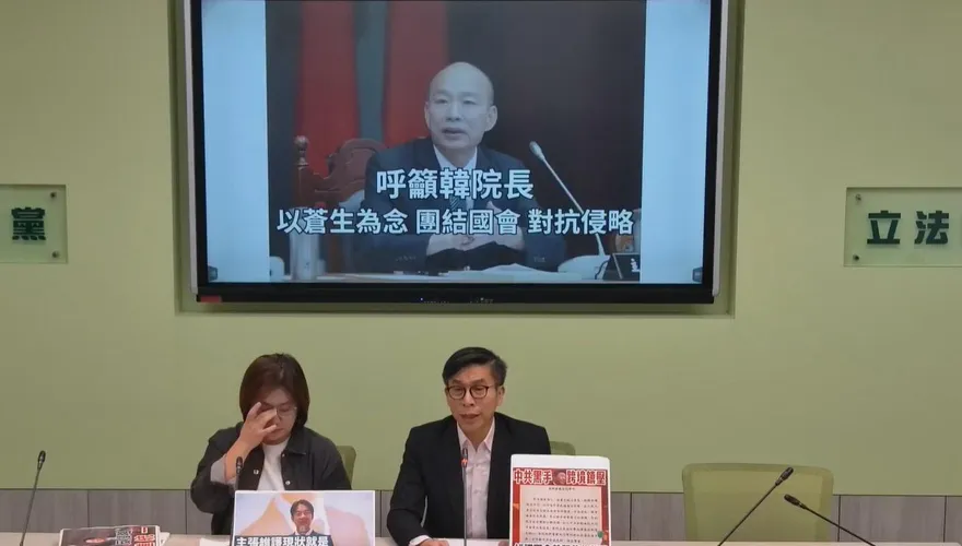 韓國瑜稱「生病的人要別人吃藥」　民進黨質疑：要跟鄭麗文互別苗頭？