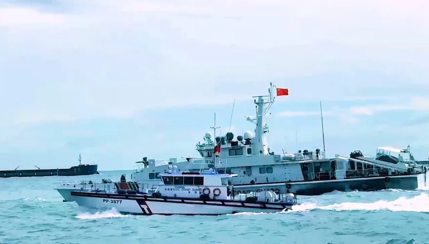 影/颱風剛走就搞事？4艘大陸海警船侵擾金門　海巡：可能測試這件事