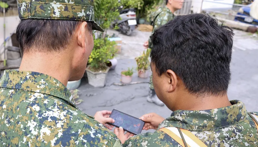 運用TAK套件掌握共同圖像　國軍全力協助宜花救災復原