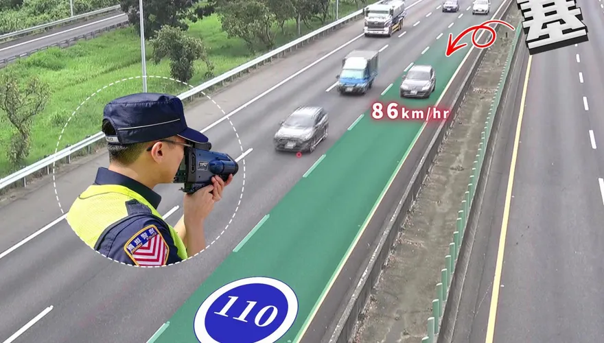 「不取締對不起大家」國道警嚴查內側龜車！網友讚爆