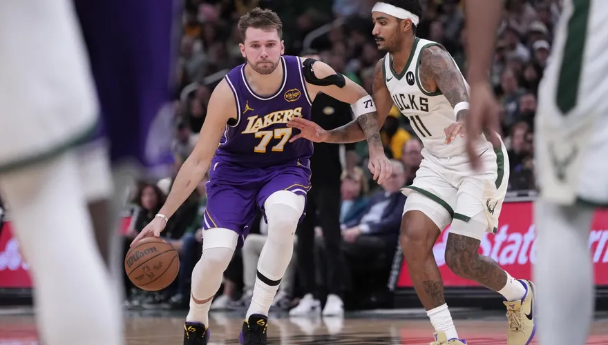 NBA/三巨頭剩一人！　東契奇受傷「詹皇挑大樑」戰拓荒者