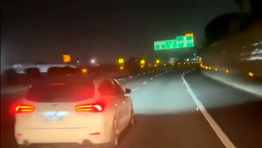 影/不爽被閃燈！國1永康段逼車狂魔蛇行亂切　可罰3.6萬