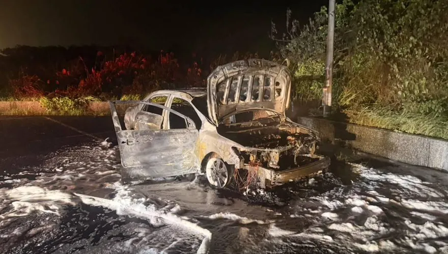 基隆驚見火燒車！駕駛嚴重燒傷緊急送醫