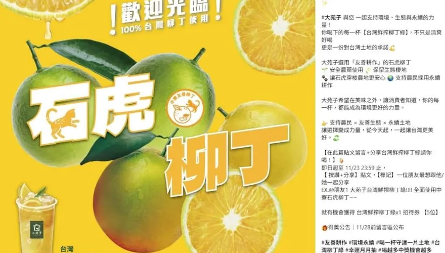 大苑子推「石虎柳丁」遭炎上！2度發聲明：董事長親自登門道歉了