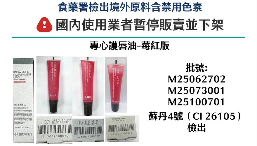 化妝品驗蘇丹紅「18項產品全中」　濃度極高！食藥署已通報檢調