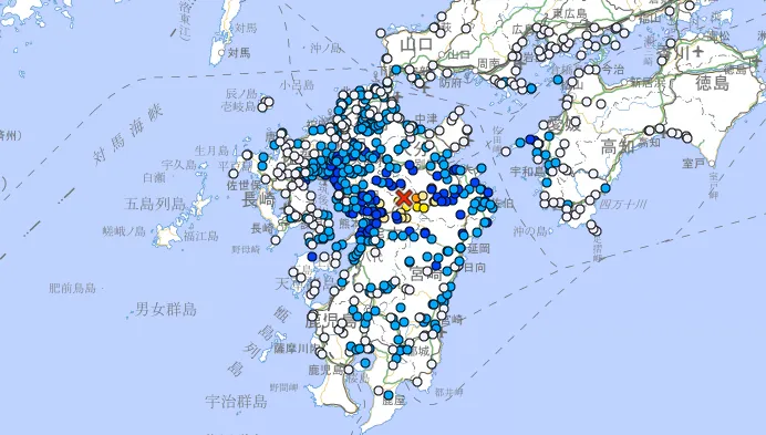 遊日注意！熊本地震「規模上修至5.8」　近3天恐有5強餘震