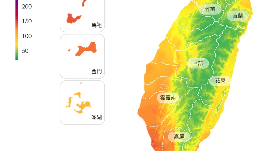 口罩戴起來！東北風挾帶污染物　31測站「空品亮橘燈」