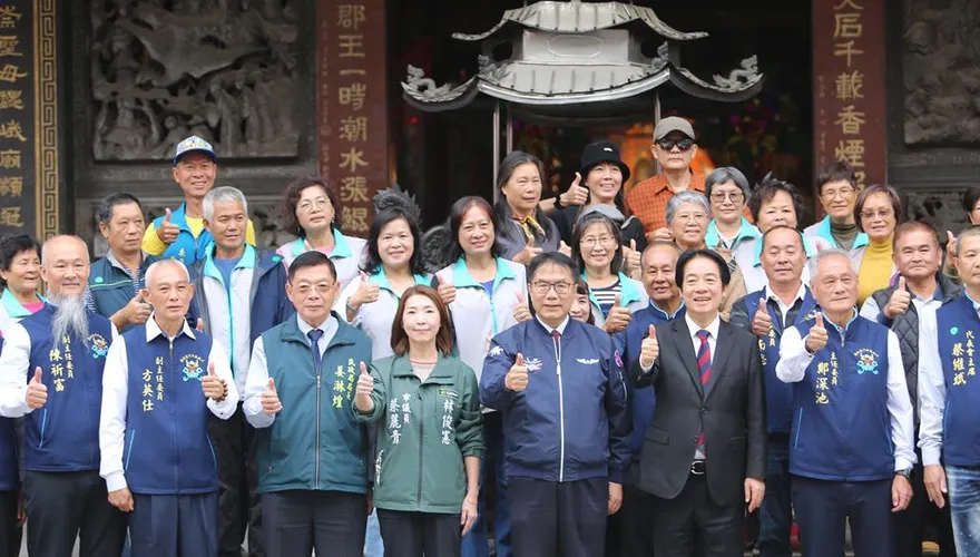 賴清德求媽祖保佑無災！喊不必在意批評「可以不同黨、但要同一國」