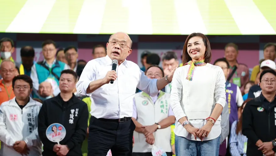 站台力挺邱議瑩！蘇貞昌喊：高雄國民黨若贏民進黨就包起來了