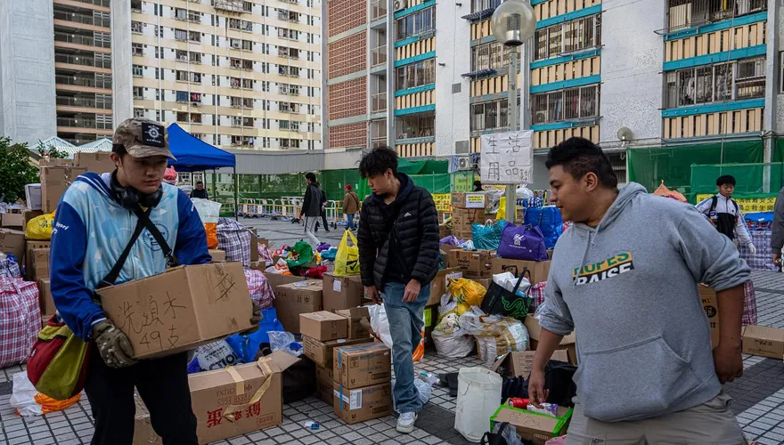 港宏福苑大火最新！1500名受災戶已安置住房、物資供應俱全
