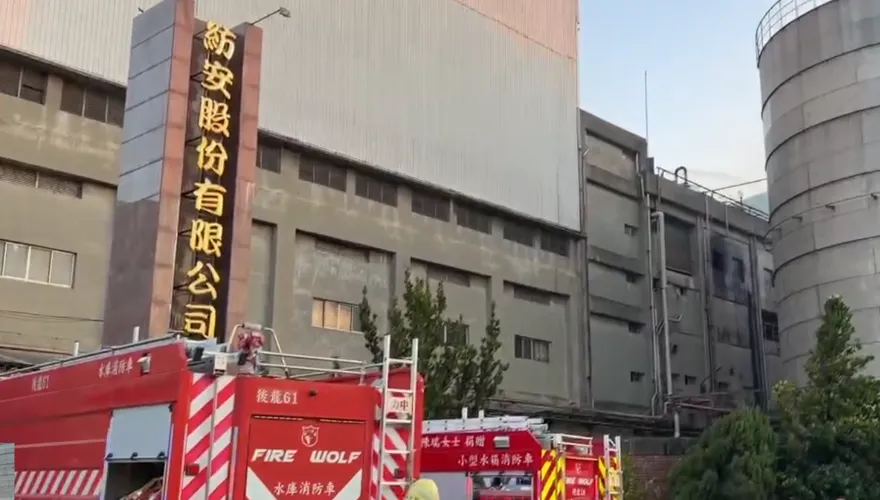 頭份停業廠房突陷熊熊烈火　京元電：非公司承租建物