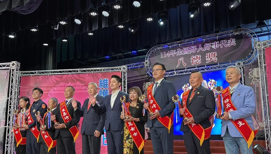 全國「最年長」好人！　99歲羅美瑜獲好人好事代表八德獎