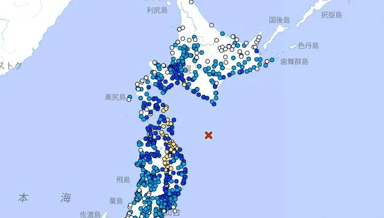 再搖！青森外海規模6.7地震　當局發布海嘯警報