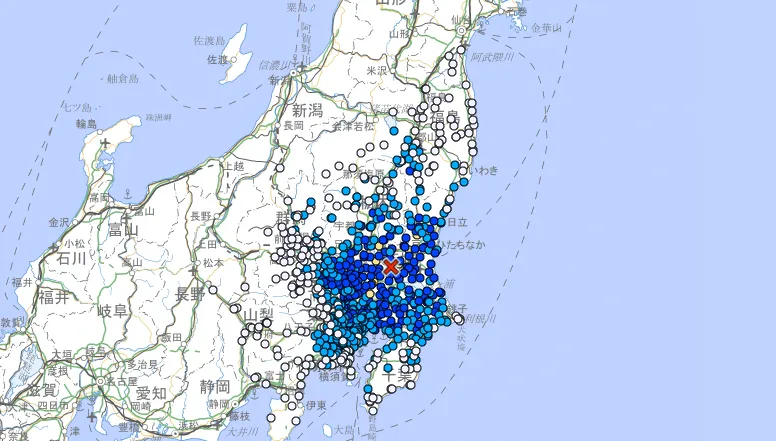 又搖了！日本茨城縣發生規模4.9地震　震度4級東京有感