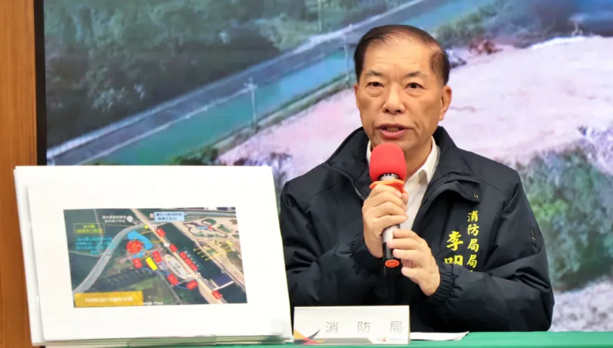 才閃辭6天！台南前消防局長李明峯驚傳「汽車旅館受傷」送醫　無生命危險