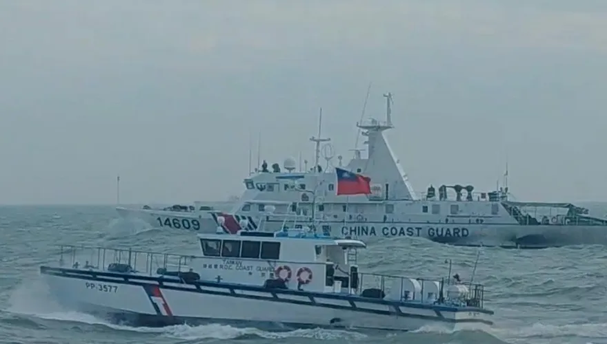 陸4海警船闖入金門禁止水域　海巡「船艏壓迫」驅離