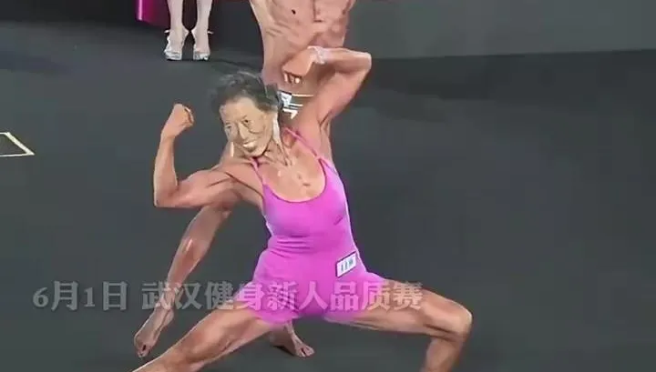 辣嬤網紅！陸71歲奶奶瘋健身　4年練出馬甲線獲邀健美比賽得獎