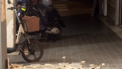影/深夜規模7.0強震！北市下瓷磚雨　新竹13層住家窗被震開
