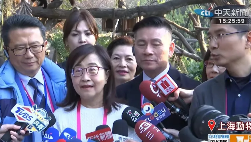 參訪上海動物園　林奕華：盼小貓熊明年2月抵台