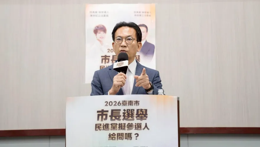 台南市政全場最熟　林俊憲霸氣不靠投影片全程口述