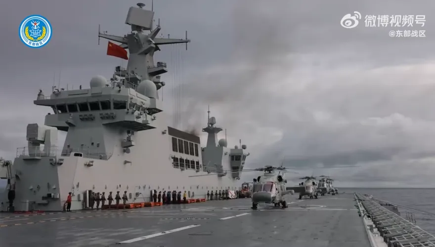 解放軍連2天圍台軍演　韓外交部首發聲！籲「維持台海和平穩定」