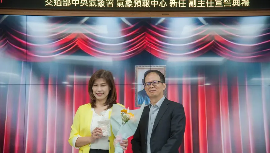 伍婉華升任氣象預報中心副主任！　鄭明典讚：年底好消息