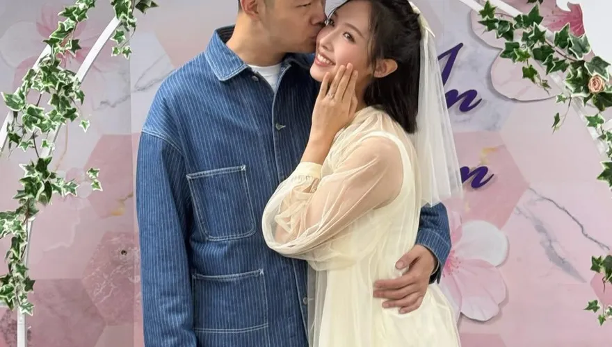 陳大天元旦報喜！與劉樸登記結婚　阿Ken到場祝福