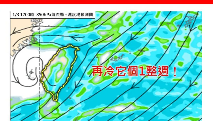 先回溫再急凍！又一波冷氣團接棒　1/5體感低溫恐探5度