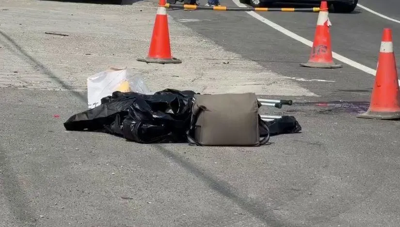 影/上班遇劫！高雄大貨車輾死移工雙載情侶　爆頭慘死輪下