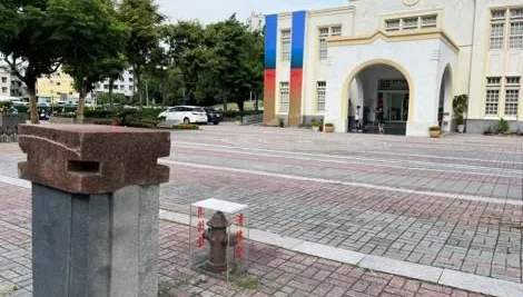 防止破壞！彰化市公會堂消防栓、門柱列入文資