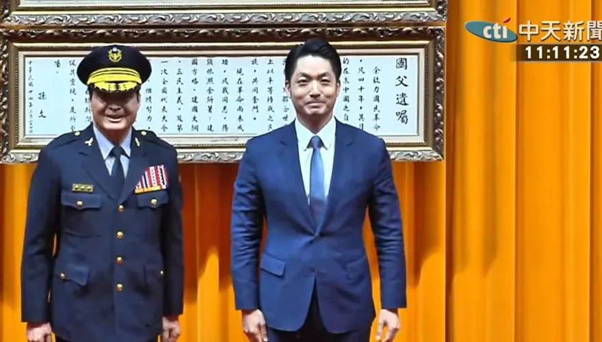台北市警察局長交接布達　蔣萬安：治安不是冰冷的破案率