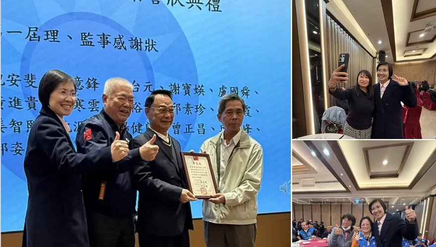 出席黃國竹活動向黨前輩致敬　徐欣瑩：願化春泥為新竹縣承擔