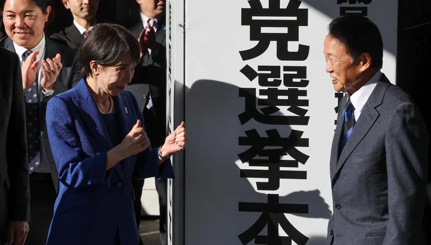 自民黨難容「兩個太陽」？日媒：高市早苗邀麻生太郎任眾院議長遭婉拒