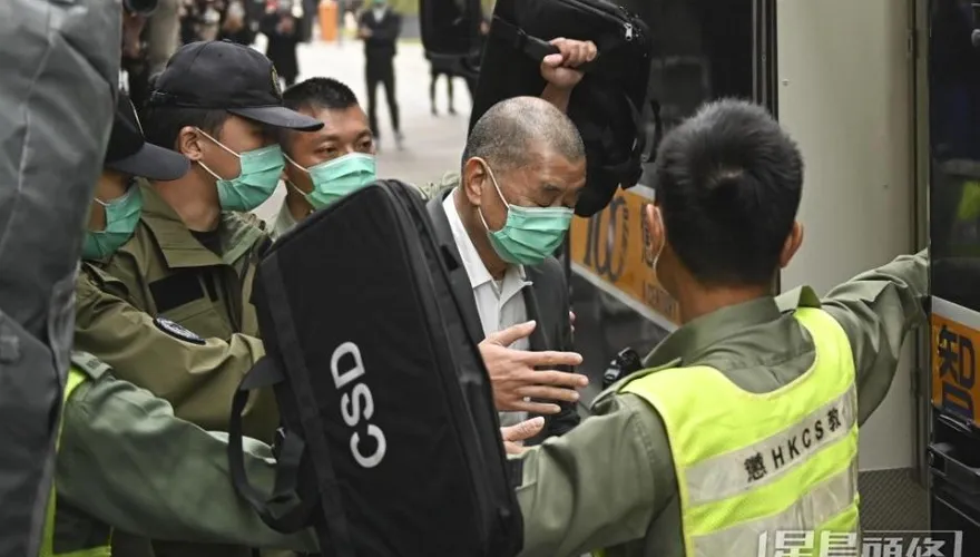 黎智英重判關20年　港特首：罪有應得、大快人心