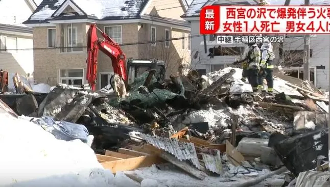 北海道札幌住宅疑煤氣爆炸「房子夷為平地」　釀1死4傷