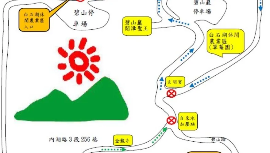 碧山巖、白石湖風景區春節湧人潮　內湖警交管措施一次看