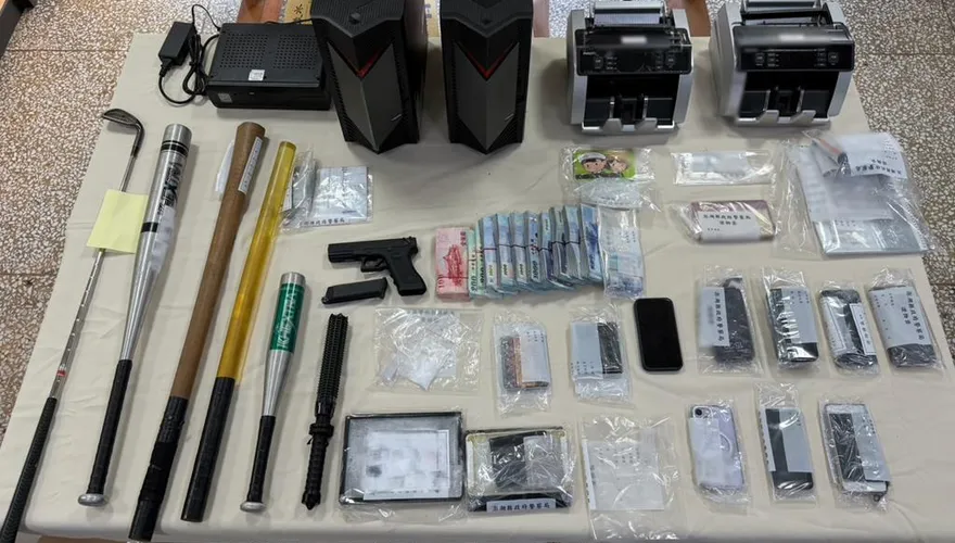 澎湖年前大掃黑！　砸毀KTV暴力集團10嫌落網