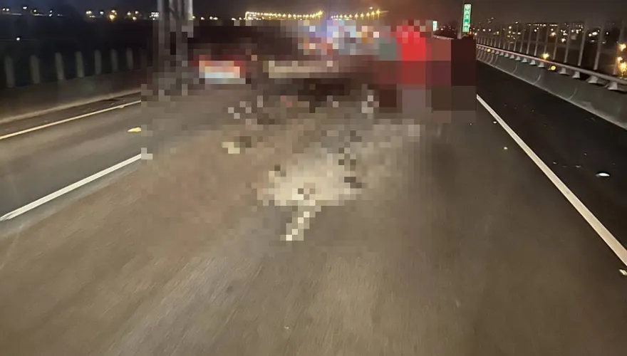 國3竹南段重大車禍！目擊者：老翁騎電輔車逆行遭自小客撞亡
