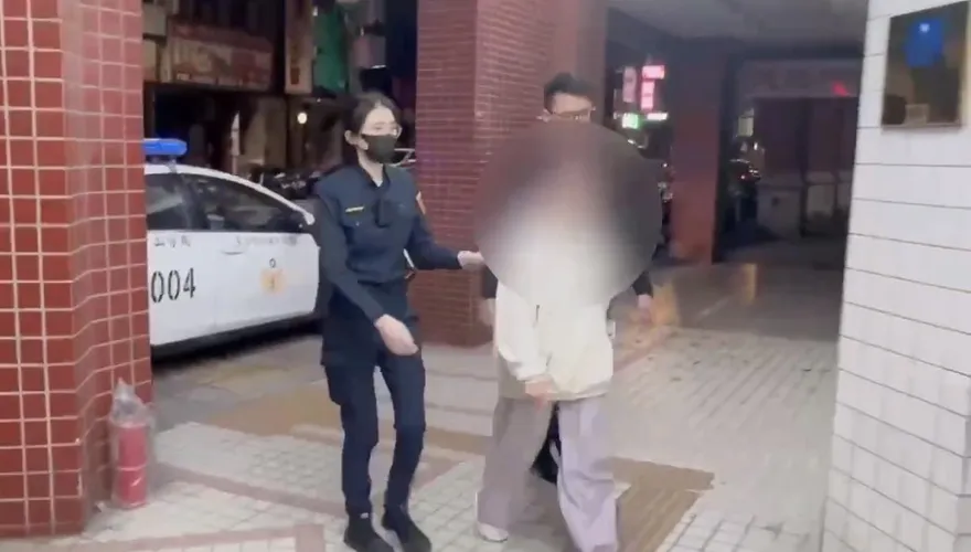 影/女子南西商圈亮刀恐嚇　晚間中山站旁落網