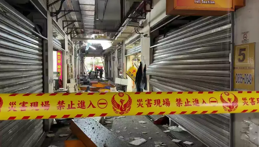影/台中建國市場氣爆！「宛如戰場」已知2人送醫