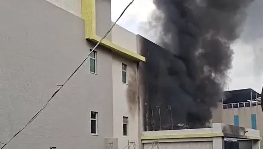 影/竹科超高壓變電所嚴重火警！　現場驚傳爆炸聲、黑煙狂竄