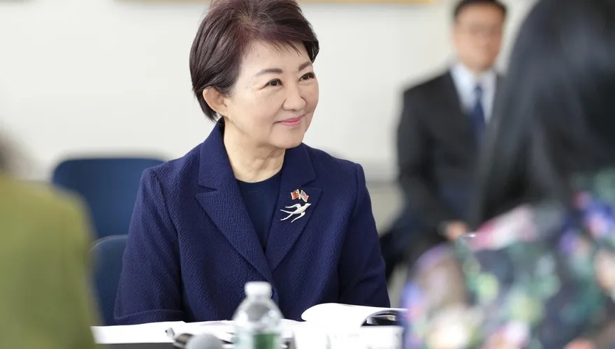 盧秀燕旋風席捲馬里蘭州！副州長當面盛讚「女力新典範」