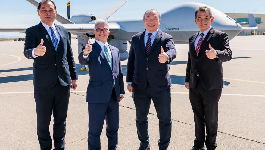 美國軍售趕進度　空軍首批2架MQ-9B無人機交機了！