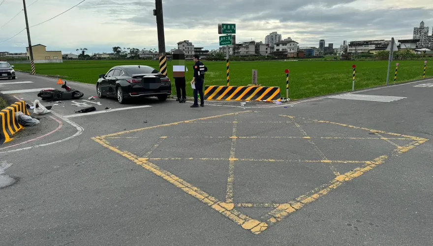 影/宜蘭壯圍死亡車禍！駕駛迷路迴轉撞飛騎士送醫不治