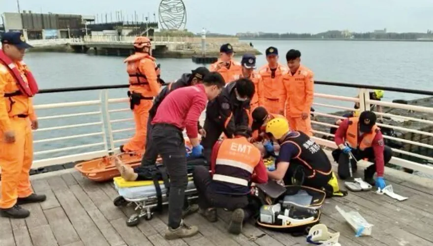 澎湖馬公海域男子落海　無呼吸心跳送醫搶救